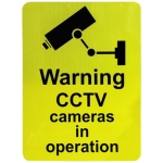 Reflective Aluminum Sign - Diamond Grade Reflective Aluminum Warning CCTV Sign